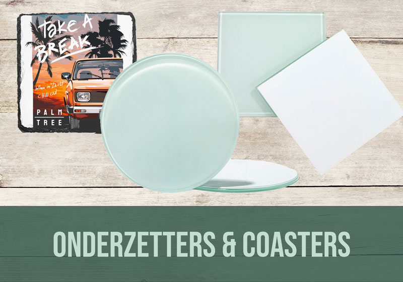 Onderzetters & Coasters Blanco Sublimatie Artikelen